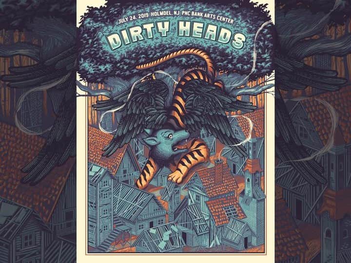 Dribbbleさんのインスタグラム写真 - (DribbbleInstagram)「Dirty Heads Gigposter by Paul Kreizenbeck. Click the link in our bio to see more and follow this designer on Dribbble. ⠀ ⠀ #dribbble #dribbblers #design #illustration #dirtyheads」8月14日 12時30分 - dribbble