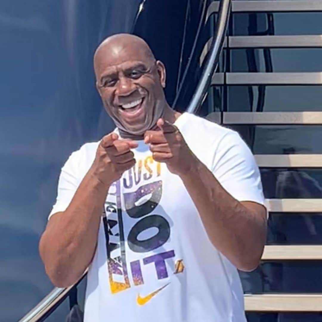 LL・クール・Jさんのインスタグラム写真 - (LL・クール・JInstagram)「A toast to my brother  @magicjohnson. I am truly blessed to have friends that do it at the highest level with love and an open spirit!!! I’m headed home inspired , recharged, reenergized and reborn! We took Europe to another level Earvin!! Me and @sislovespurple We’re honored to roll with you and @thecookiej  Iron sharpens iron and I’m coming home sharp!!! When I told you those late night conversations made me better! I meant it!  But you’ve always made other players better, That’s what you do!!! The best is yet to come my brother !! !  Dreams don’t have deadlines!! 1,2,3 TENDER!!!!!!!! Lol #grownfolkvacay #strictlyforogs Ps #HappyBirthday my brother!!!」8月14日 12時25分 - llcoolj