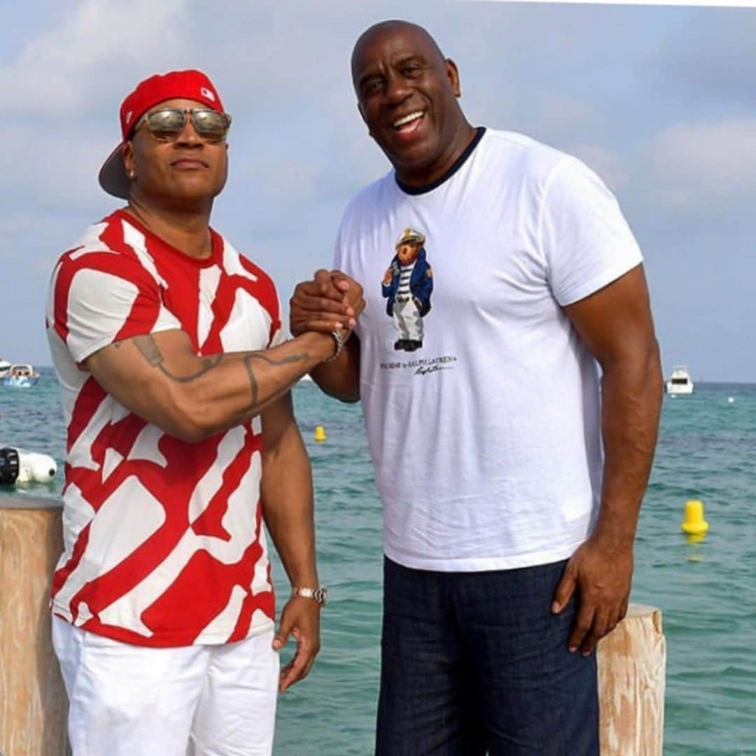 LL・クール・Jさんのインスタグラム写真 - (LL・クール・JInstagram)「A toast to my brother  @magicjohnson. I am truly blessed to have friends that do it at the highest level with love and an open spirit!!! I’m headed home inspired , recharged, reenergized and reborn! We took Europe to another level Earvin!! Me and @sislovespurple We’re honored to roll with you and @thecookiej  Iron sharpens iron and I’m coming home sharp!!! When I told you those late night conversations made me better! I meant it!  But you’ve always made other players better, That’s what you do!!! The best is yet to come my brother !! !  Dreams don’t have deadlines!! 1,2,3 TENDER!!!!!!!! Lol #grownfolkvacay #strictlyforogs Ps #HappyBirthday my brother!!!」8月14日 12時25分 - llcoolj