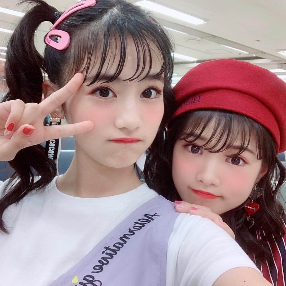ニコ☆プチのインスタグラム：「まもなく~~！ 頑張ります！🧸💘🦄 . . #関谷瑠紀  #丸山真亜弥  #写真かと思ったら動画だったやつ @algy_official  @diable_official_  @le_cocone_official」