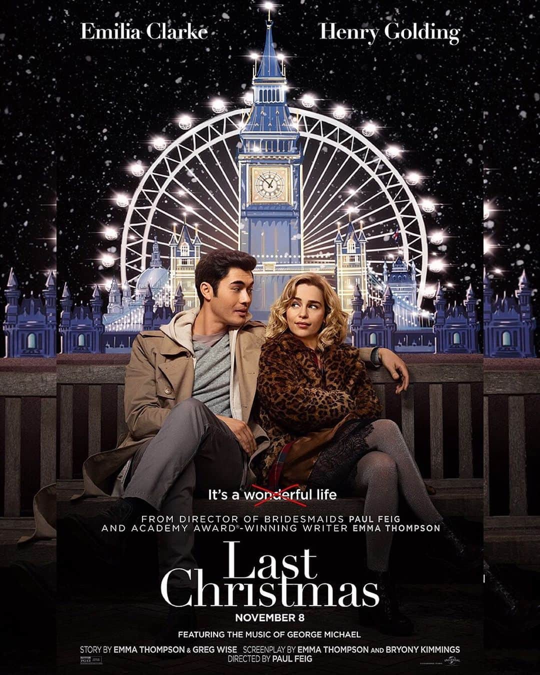 Just Jaredさんのインスタグラム写真 - (Just JaredInstagram)「The trailer for @emilia_clarke and @henrygolding’s upcoming holiday rom-com @lastchristmasthemovie is out now. Tap this poster at the link in bio to watch the trailer! #EmiliaClarke #HenryGolding #LastChristmas Photo: Universal」8月14日 13時21分 - justjared