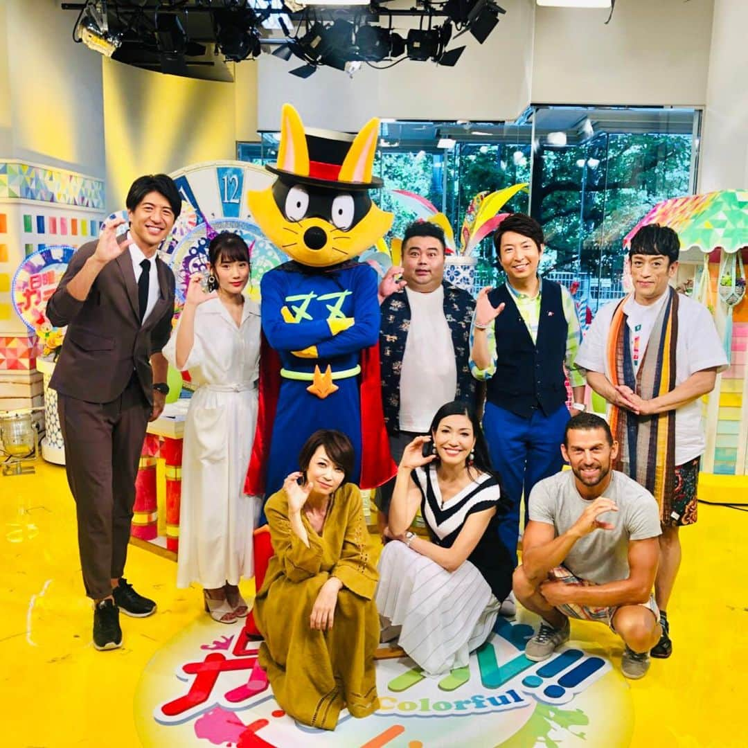 有村昆さんのインスタグラム写真 - (有村昆Instagram)「‪毎週日曜お昼は、‬ ‪#MXTV #カラフル の生放送。‬ ‪#アンミカ #田中大貴 #クリス松村 ‬ ‪#有村昆 ‬#ゾロリ #秋山ゆずき #響長友 #キダマイケル ‪ゲストは、 #辺見えみり ちゃんでした。僕と同い年で顔がちっちゃい！！‬ ‪映画は #エルトンジョン の伝記映画‬ ‪#ロケットマン をご紹介‬ ‪カラフルトピックの方南町脱出ゲーム #咽び家 が気になる‬。。 行ったことある人いる？」8月14日 14時06分 - kon_arimura