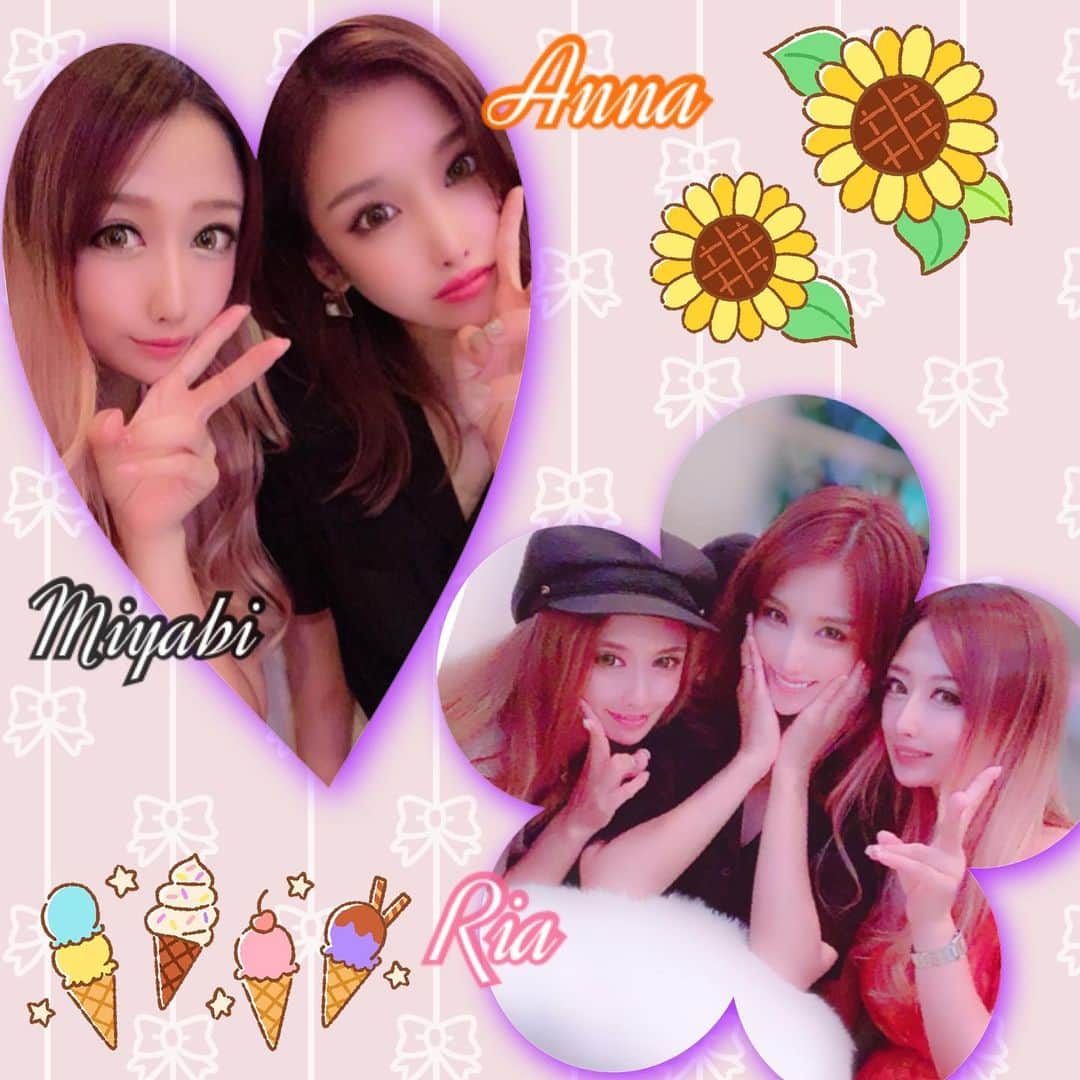 若月雅のインスタグラム：「久しぶりに杏奈ちゃんとリアちゃんと♡ 6年経っても仲良し(●´ω｀●) 次こそ真央ちゃんも！4人揃いたい✨ . #元事務所メンバー #益田アンナ #リア #若月雅 #楽しかった❤️」