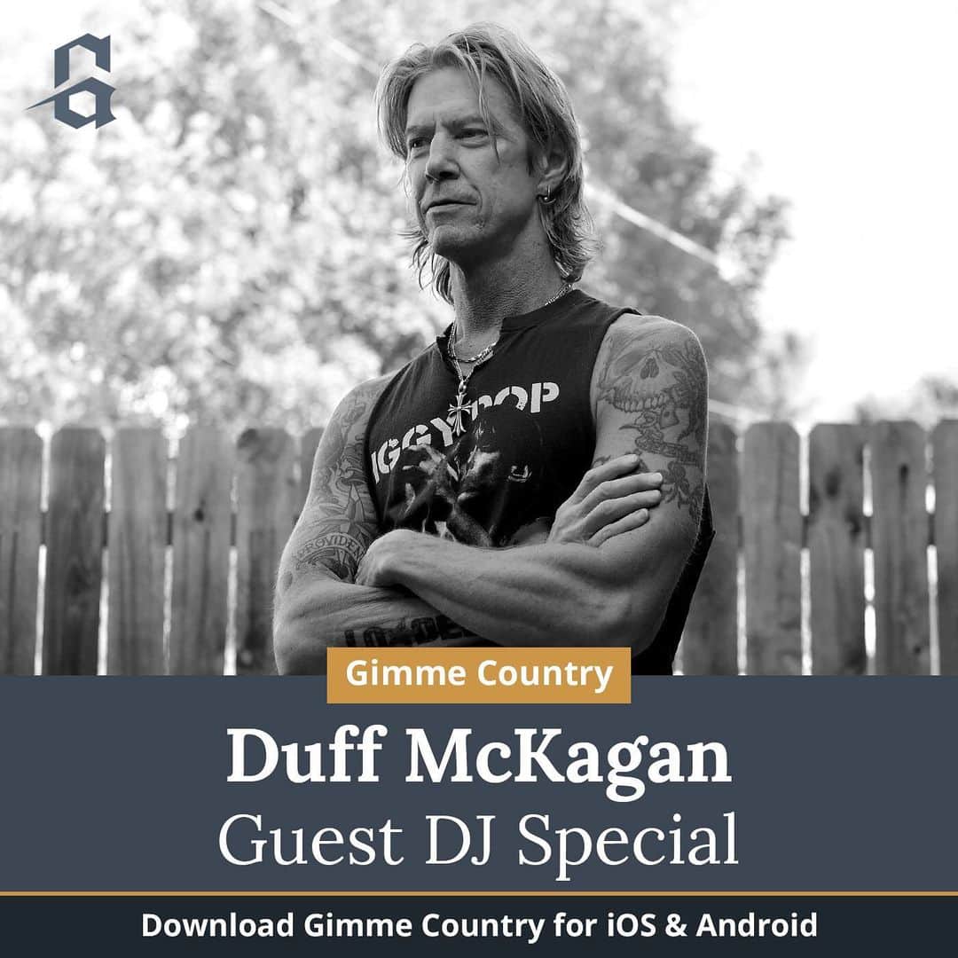 ダフ・マッケイガンさんのインスタグラム写真 - (ダフ・マッケイガンInstagram)「Tune in TODAY at Noon PT / 2PM CT to @gimmecountry for a Duff McKagan takeover!  Register for free at gimmecountry.com」8月15日 2時48分 - duffmckagan