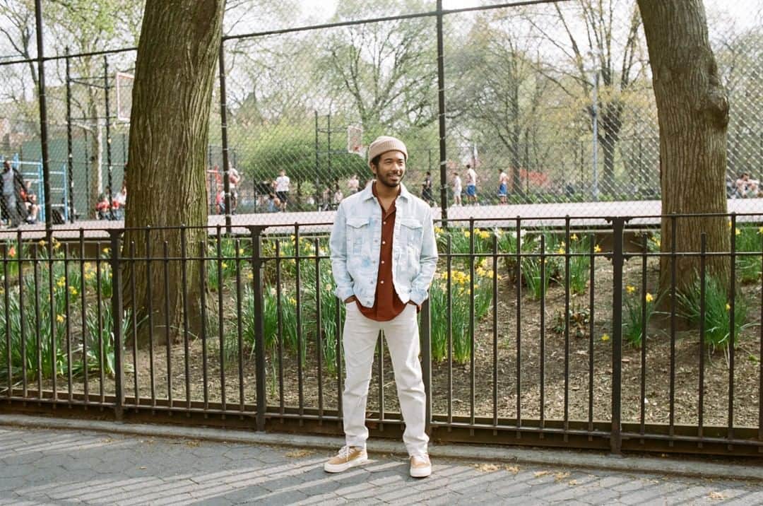 のインスタグラム：「This season we partnered with @gq and @chaz.wick of Toro y Moi as he takes us through a day in his life, shedding light on how he balances the different sides of himself. #AGuyinAG」