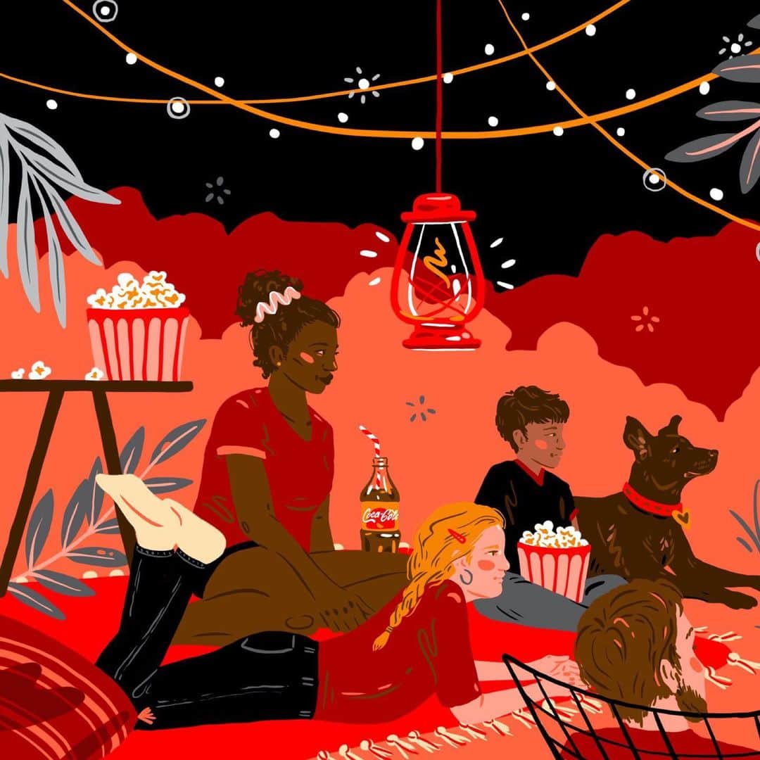 Coca-Colaのインスタグラム：「“I always look forward to seeing my family and friends when I'm back home. Quality family time can't be beat!” — artist @moniqueaimee」