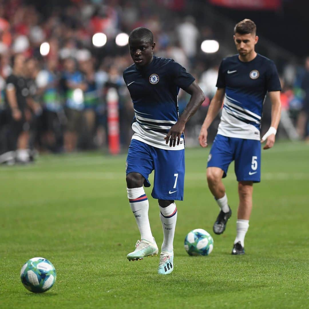 チェルシーFCさんのインスタグラム写真 - (チェルシーFCInstagram)「Back in the starting XI! 👊 @nglkante #SuperCup #CFC #Chelsea」8月15日 3時49分 - chelseafc