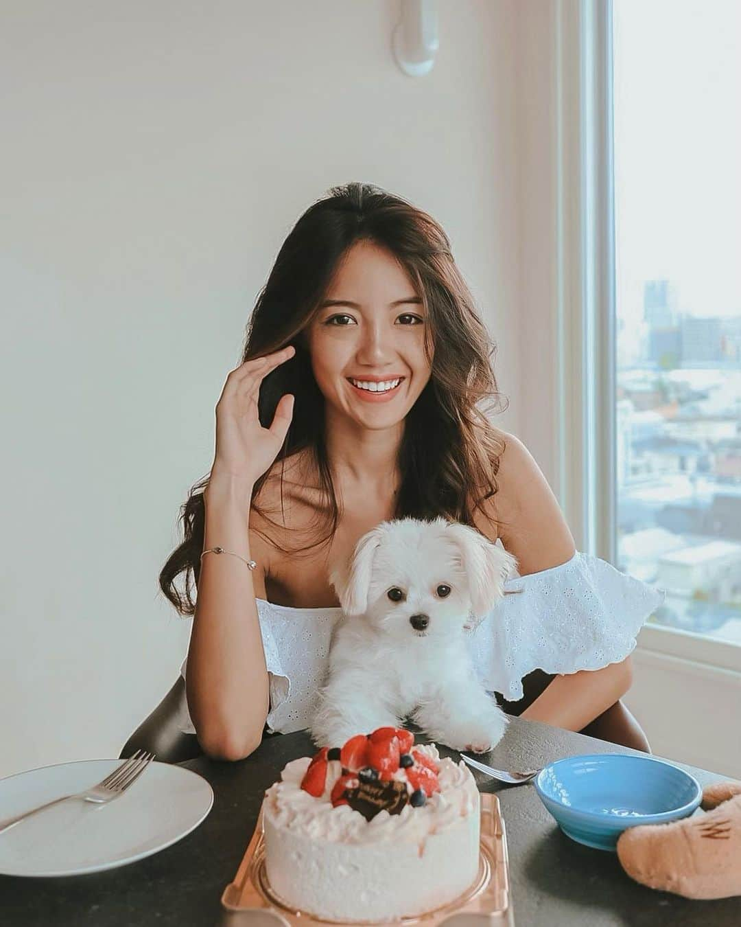 佐藤マクニッシュ怜子さんのインスタグラム写真 - (佐藤マクニッシュ怜子Instagram)「i love you bbg 🐶🎂」8月14日 19時20分 - reikoofficial