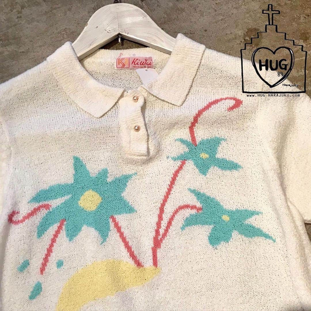 hugharajukuさんのインスタグラム写真 - (hugharajukuInstagram)「🍉🌴 summer item 30%OFFSALE 🌴🍉 . ⛱🌊#vintage #パイル生地 #ポロシャツ 🌊⛱ . お問い合わせはコチラまで！ 📩→hug.89.n@gmail.com . ※当アカウントに掲載されている画像等の無断転載はご遠慮ください。 #ootd #outfit #古着 #古着女子 #古着屋 #コーディネート #原宿 #東京 #おすすめ #vintage #70s #80s #90s #可爱 #旧衣服 #酿酒 #东京 #推荐 #时尚 #일본빈티샵 #빈티지샵 #일본패션위크」8月14日 19時37分 - hug_sunkiss