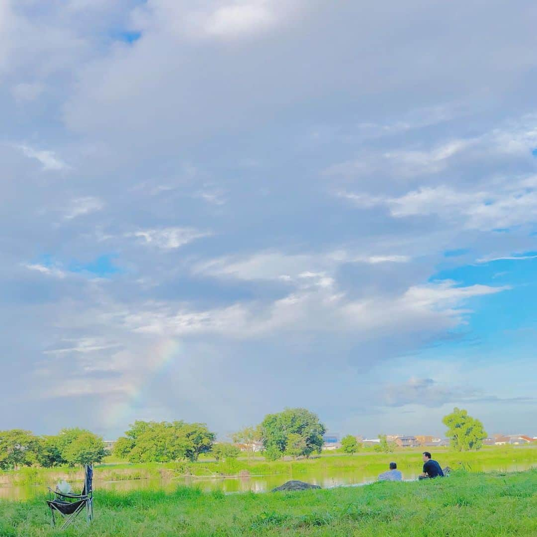 佑聖 さんのインスタグラム写真 - (佑聖 Instagram)「虹が見えた🌈🌈🌈」8月14日 20時01分 - yousay_kickline