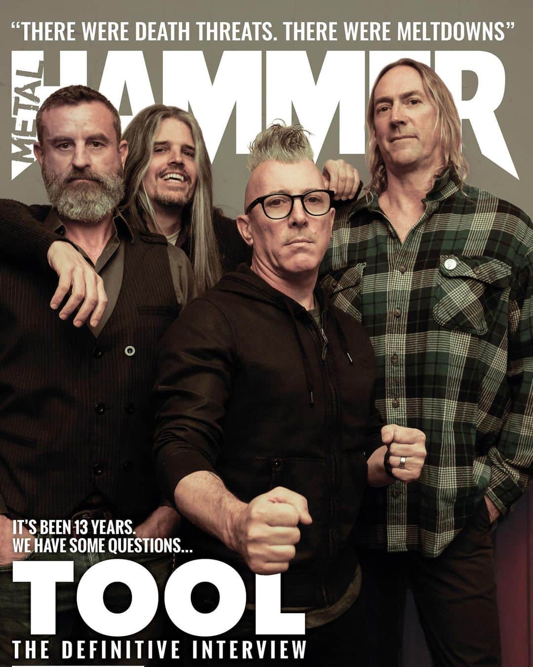 METAL HAMMERさんのインスタグラム写真 - (METAL HAMMERInstagram)「13 years in the making. Tool come to the cover of Metal Hammer. On sale tomorrow and including a free, 16-page bonus Tool mag. Order your copy now from the buylink in our bio #Tool #FearInoculum #MetalHammer #Metal」8月14日 20時09分 - metalhammeruk