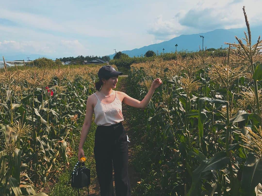 岡本杏理さんのインスタグラム写真 - (岡本杏理Instagram)「ぼくのなつやすみ ☺︎🌽」8月14日 20時24分 - anri_okamoto