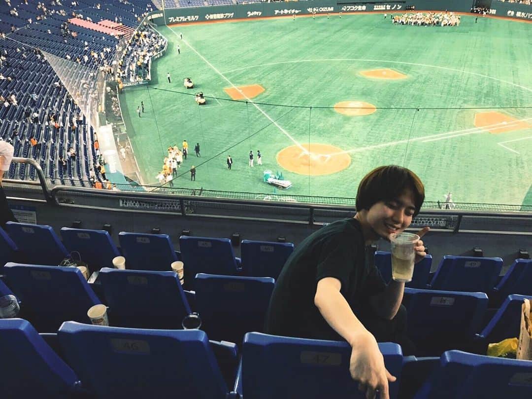 小越勇輝さんのインスタグラム写真 - (小越勇輝Instagram)「野球観るのも、 観に行くのも好きなんだよね〜  #ogostagram  #野球」8月14日 20時29分 - yuki_ogoe