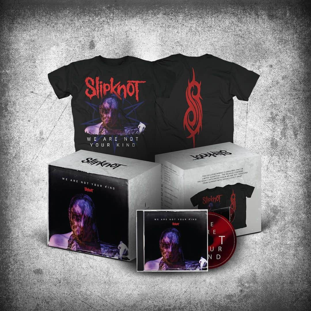 Slipknotさんのインスタグラム写真 - (SlipknotInstagram)「UK: Limited edition We Are Not Your Kind CD & T-Shirt Box Bundles are available now. Link in bio. 🇬🇧」8月14日 21時26分 - slipknot