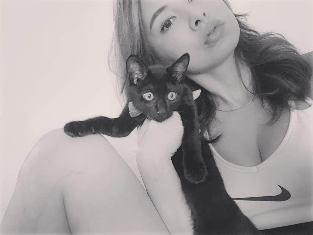 Emiさんのインスタグラム写真 - (EmiInstagram)「いつもブラックにゃんさん  #cat #black #黒猫」8月14日 21時40分 - emi_yoga