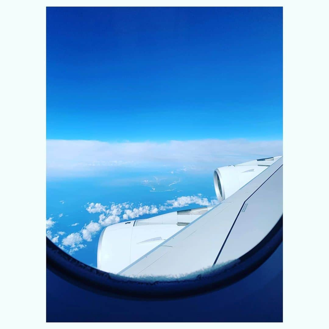 多村仁志さんのインスタグラム写真 - (多村仁志Instagram)「*⋆✈ #機窓 #空から見える景色」8月14日 21時42分 - hit_tamu