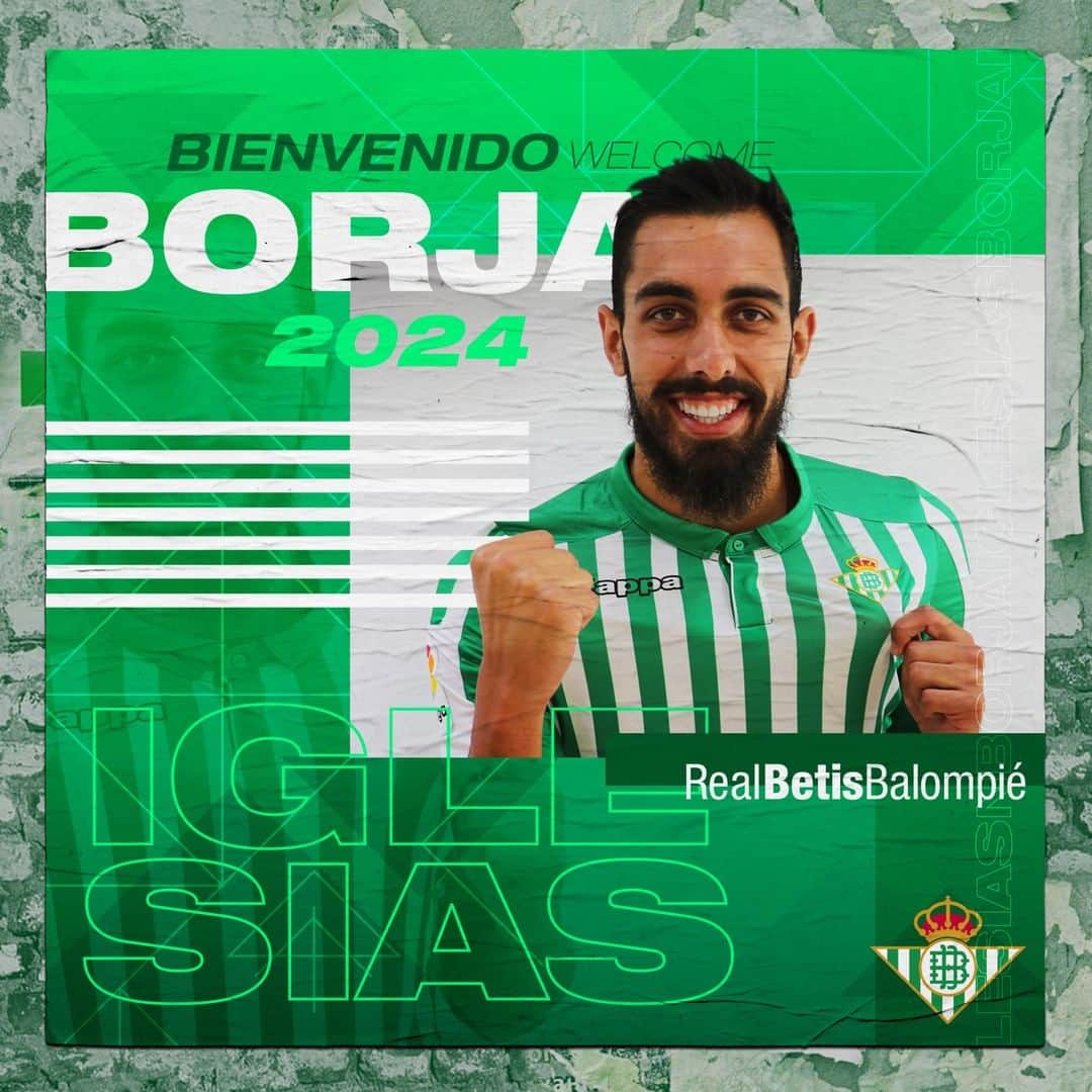 レアル・ベティスさんのインスタグラム写真 - (レアル・ベティスInstagram)「📣 OFICIAL | Borja Iglesias, nuevo futbolista del #RealBetis 📝🤝 ¡Bienvenido, @borjaiglesias9! 🐼😊 -- 📣 OFFICIAL | Borja Iglesias, new #RealBetis player 📝🤝 Welcome, Borja! 🐼😊 ➡ (Más info: www.realbetisbalompie.es)」8月14日 22時34分 - realbetisbalompie