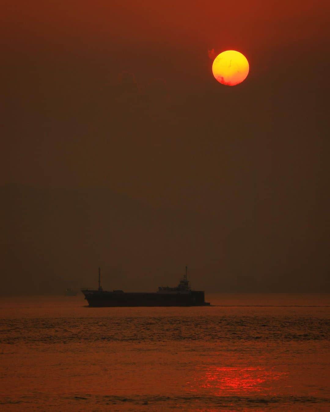 安田慎一さんのインスタグラム写真 - (安田慎一Instagram)「白石島に落ちる夕陽☀️ リゾート感🏝はないけれど、どこか昭和で懐かしい癒しの海🏖 バイク乗りの聖地です。 300ミリレンズで手持ち撮影📷 #彼のオートバイ彼女の島  #彼のオートバイ彼女の島ミーティング2019 #白石島  #canon #eos #1dxmarkii  #studioshin」8月14日 22時41分 - shinichiyasuda