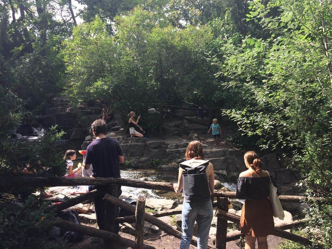 福間洸太朗さんのインスタグラム写真 - (福間洸太朗Instagram)「My favorite park in Berlin (especially in Summer time) . . 残暑お見舞い申し上げます。（と言っても最近のベルリンは20度前後で朝晩は肌寒いくらいです） . サンダルデジャンプトンダラ、アシノユビノカワガムケマシタトサ🙊 . #Viktoriapark #Berlin #park #freshair #domokun #nofilter #ベルリン #ドーモくん」8月14日 22時57分 - kotarofsky