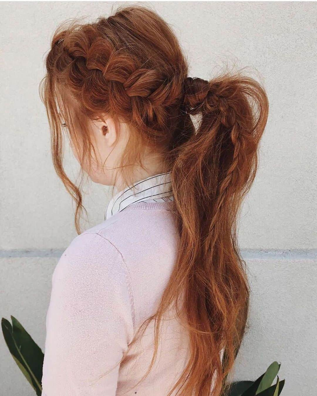 CosmoProf Beautyさんのインスタグラム写真 - (CosmoProf BeautyInstagram)「You can never go wrong with a braided pony 🐴💕⁣ ⁣ Products used: 👇⁣ Prepped w/ @sexyhair Surf Rider Texture Spray and Big Sexy Hair Spray & Play Hairspray⁣ Styled using @sebastianpro_northamerica Shine Shaker and @chihaircare Black Seed Oil⁣ Hair by @hairby_t_ who styled her client's luscious natural red hair 🔥⁣ ⁣ Finish off any style you are #licensedtocreate with #sebastianprofessional styling products, available EXCLUSIVELY at #cosmoprofbeauty⁣⁣⁣ ⁣ #repost #sebastianpro #chihaircare #braidedponytail #dutchbraids #bohobraids #bohohair」8月14日 23時02分 - cosmoprofbeauty