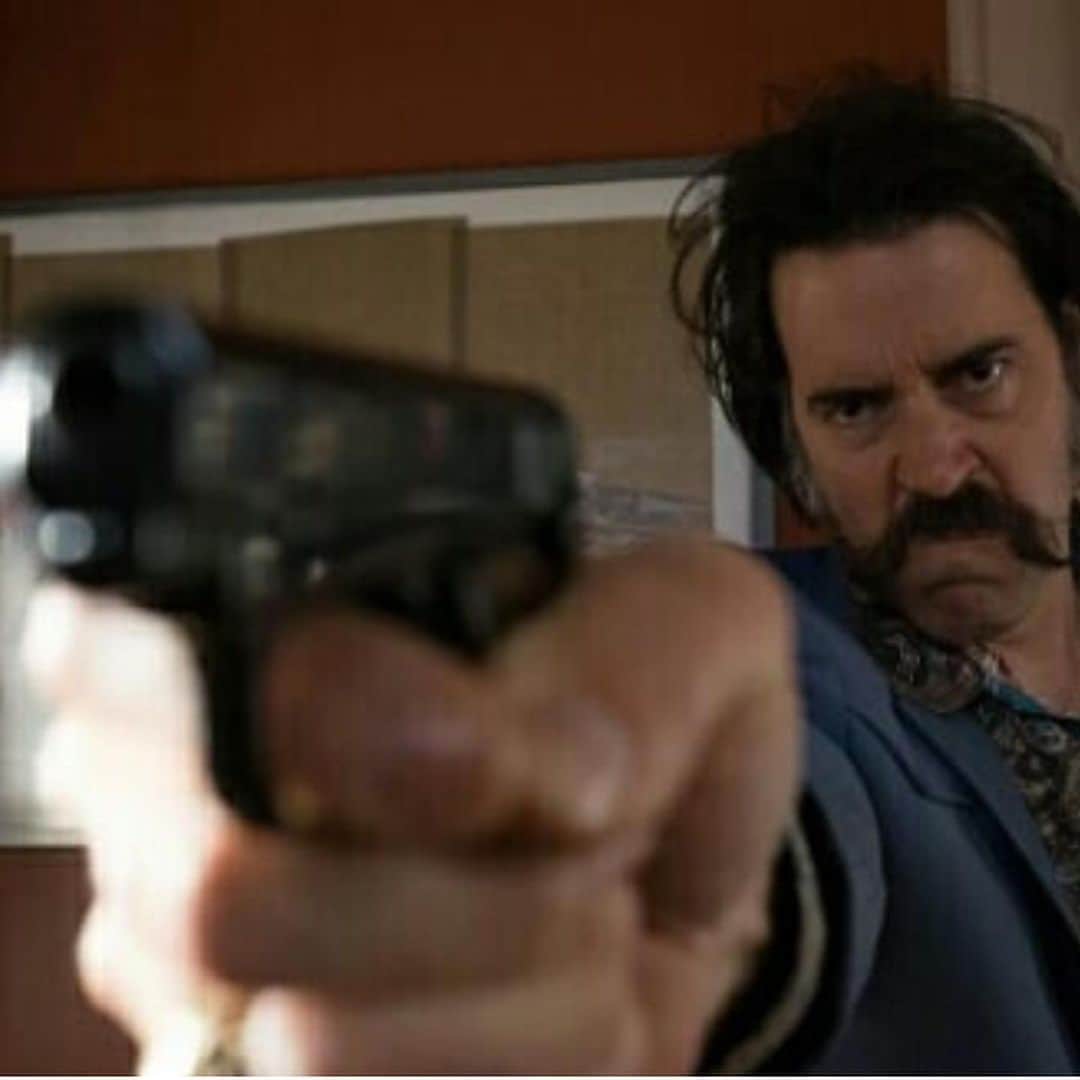 ロブ・ゾンビのインスタグラム：「Did the Rejects mess with the wrong dude? Warden Harper screams "it's Harper time". See what it's all about on September 16-17-18 at a theater near you! Go to www.fathomevents.com to get your tickets now! #3fromhell #robzombie #jeffdanielphillips #billmoseley #richardbrake #sherimoonzombie #harpertime #freethethree #fathomevents」