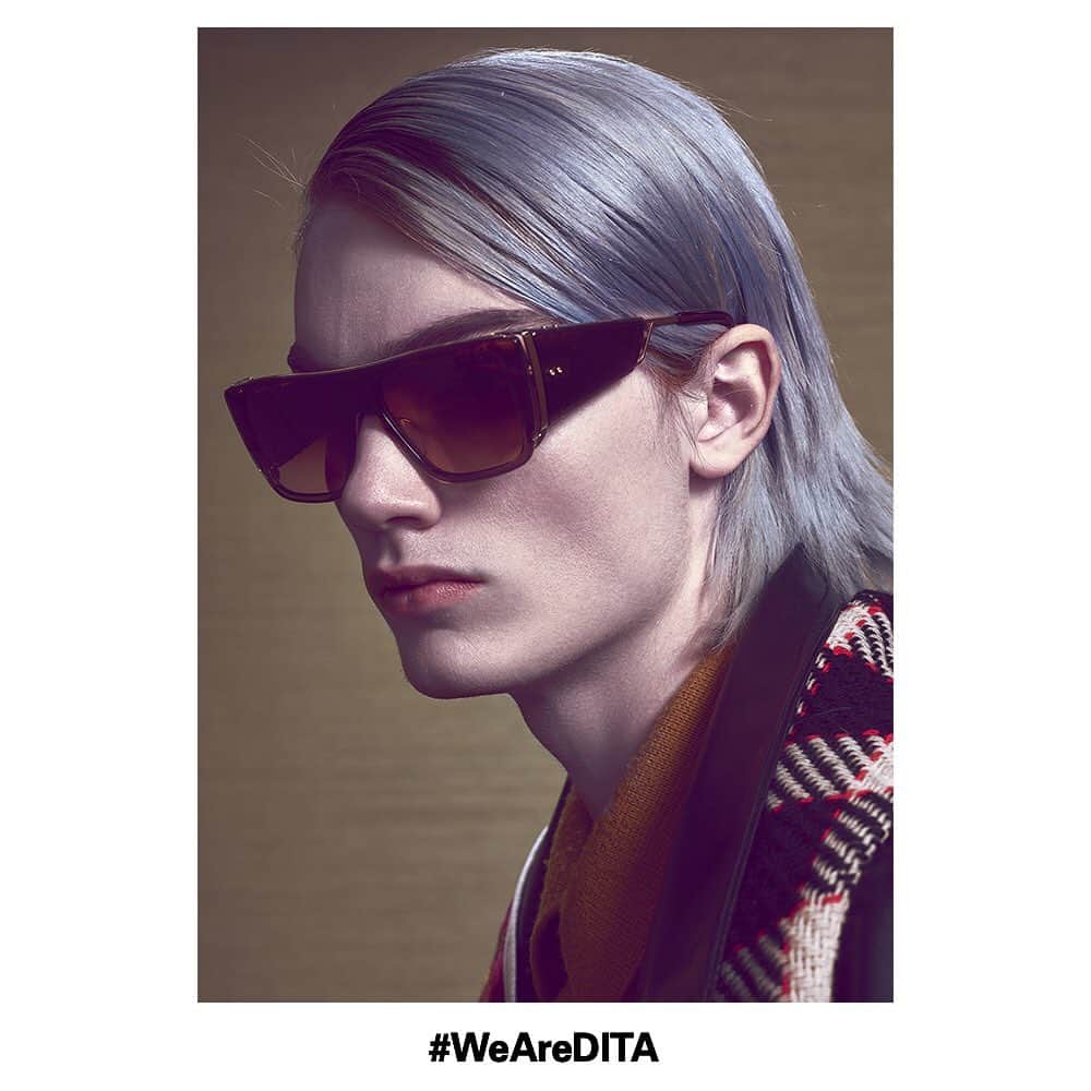 ディタのインスタグラム：「Meet Joe. Too cool for school. Thankfully his #DITA Souliner-One sunglasses help conceal his ice cold stare. #CategoryOfOne #WeAreDITA #DITAeyewear」