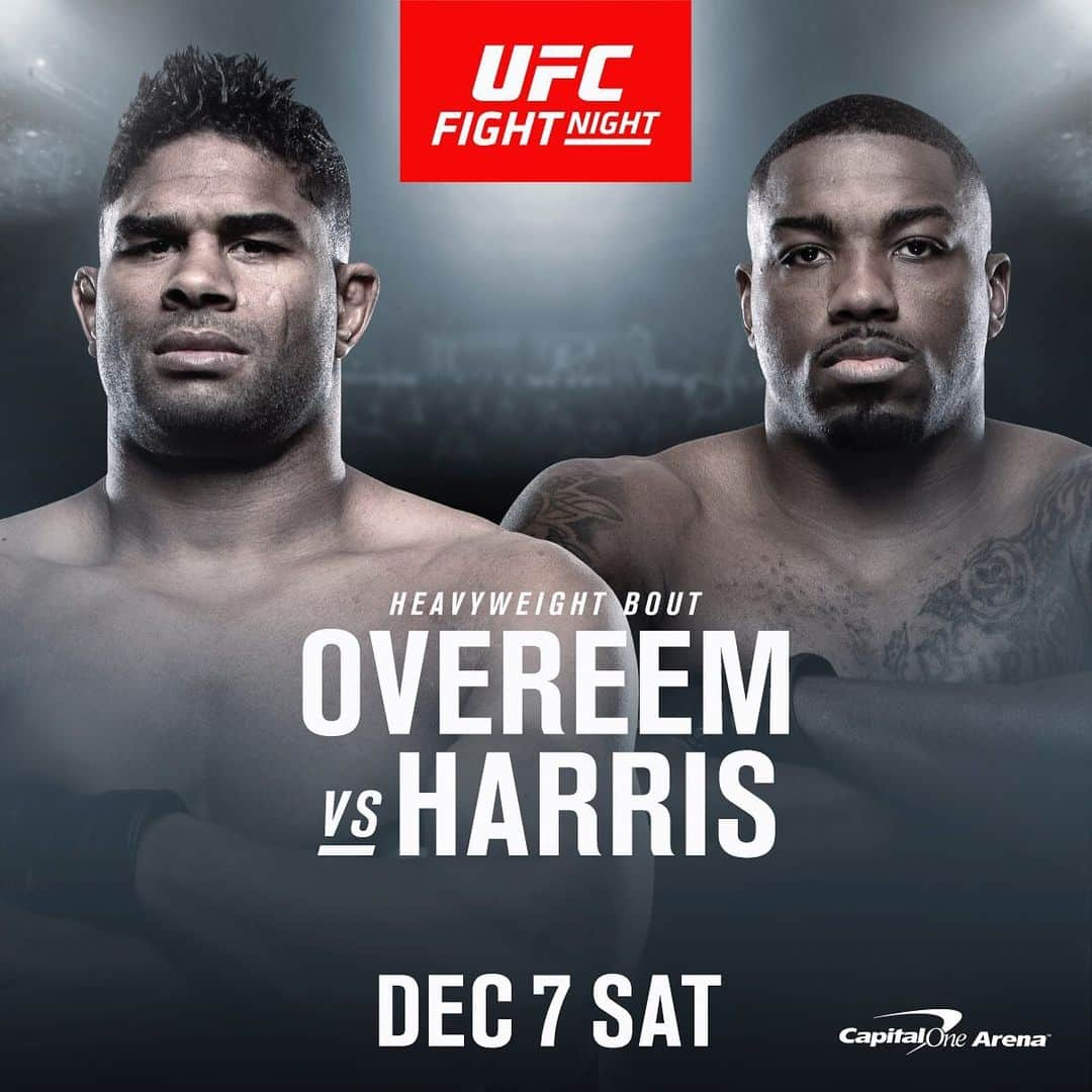 UFCさんのインスタグラム写真 - (UFCInstagram)「Your DC main event 🇺🇸 @AlistairOvereem vs @TheBigTicket205 is official for #UFCDC!」8月15日 1時16分 - ufc