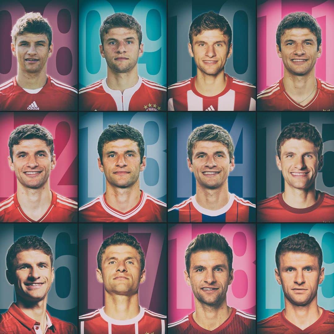 トーマス・ミュラーのインスタグラム：「Every season is a new challenge! 💪 Auf gehts ihr Roten 🔴⚽️🔝 #fcbayern #esmuellert #desiretowin #bundesliga #willtosucceed #packmas #victory #howtimeflies #thomasmüller」