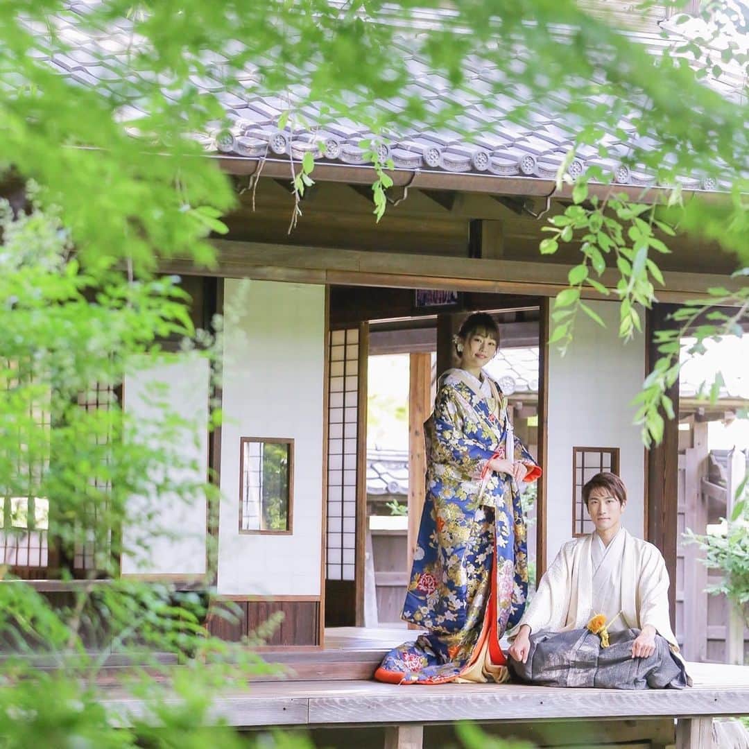 CLAIREのインスタグラム：「新緑の美しい季節は、和装がとても映えます✨ ・ @clairebridalstudio」