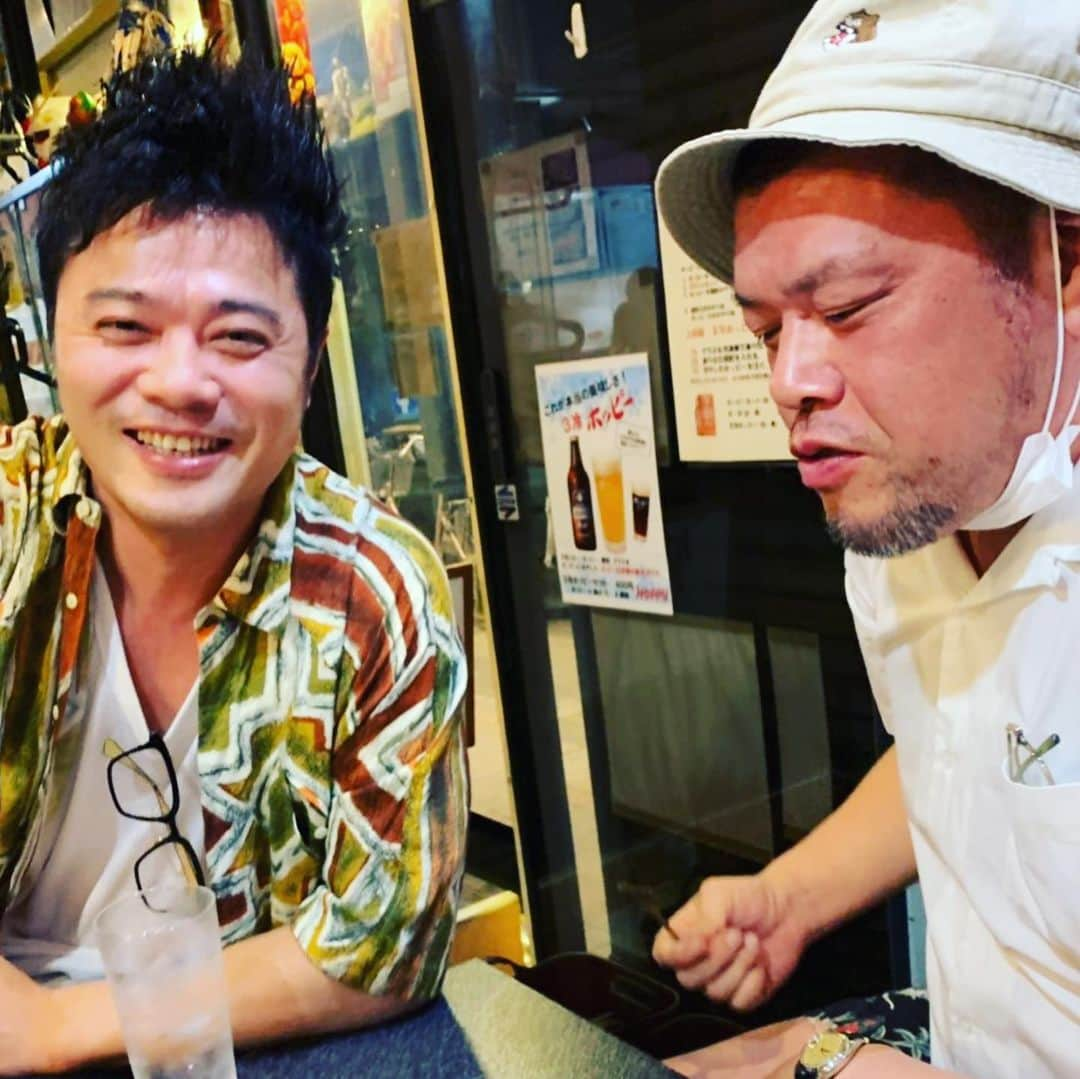 くっきー（川島邦裕）さんのインスタグラム写真 - (くっきー（川島邦裕）Instagram)「#昨日はね #佐田ちゃんと #もんじゃ #ふふふ #月島 #鶴ちゃん #おいピコっ❤︎ #ふふふ❤︎」8月15日 13時14分 - nikuguso_taro