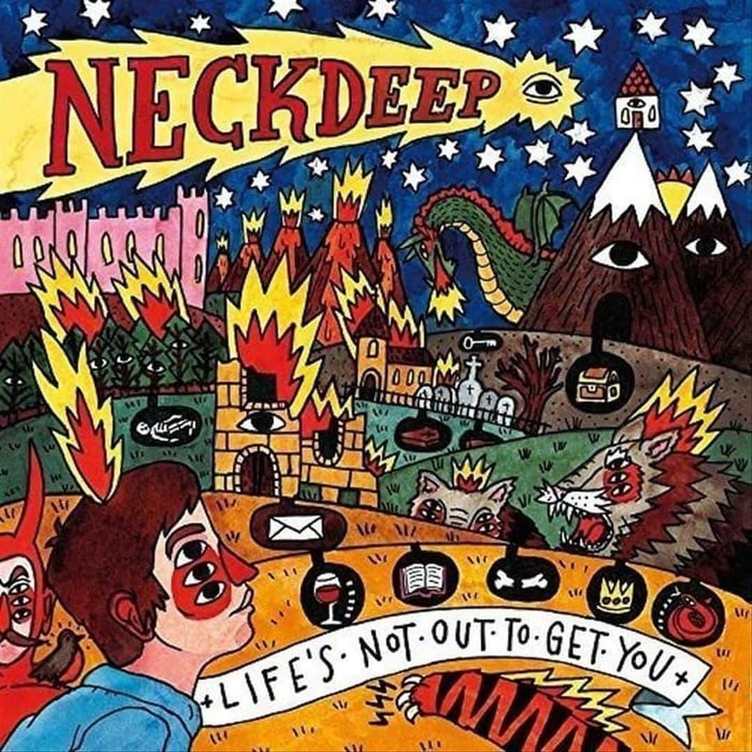 Rock Soundさんのインスタグラム写真 - (Rock SoundInstagram)「Four years ago today Neck Deep released 'Life's Not Out To Get You'! 🎉」8月15日 5時17分 - rocksound