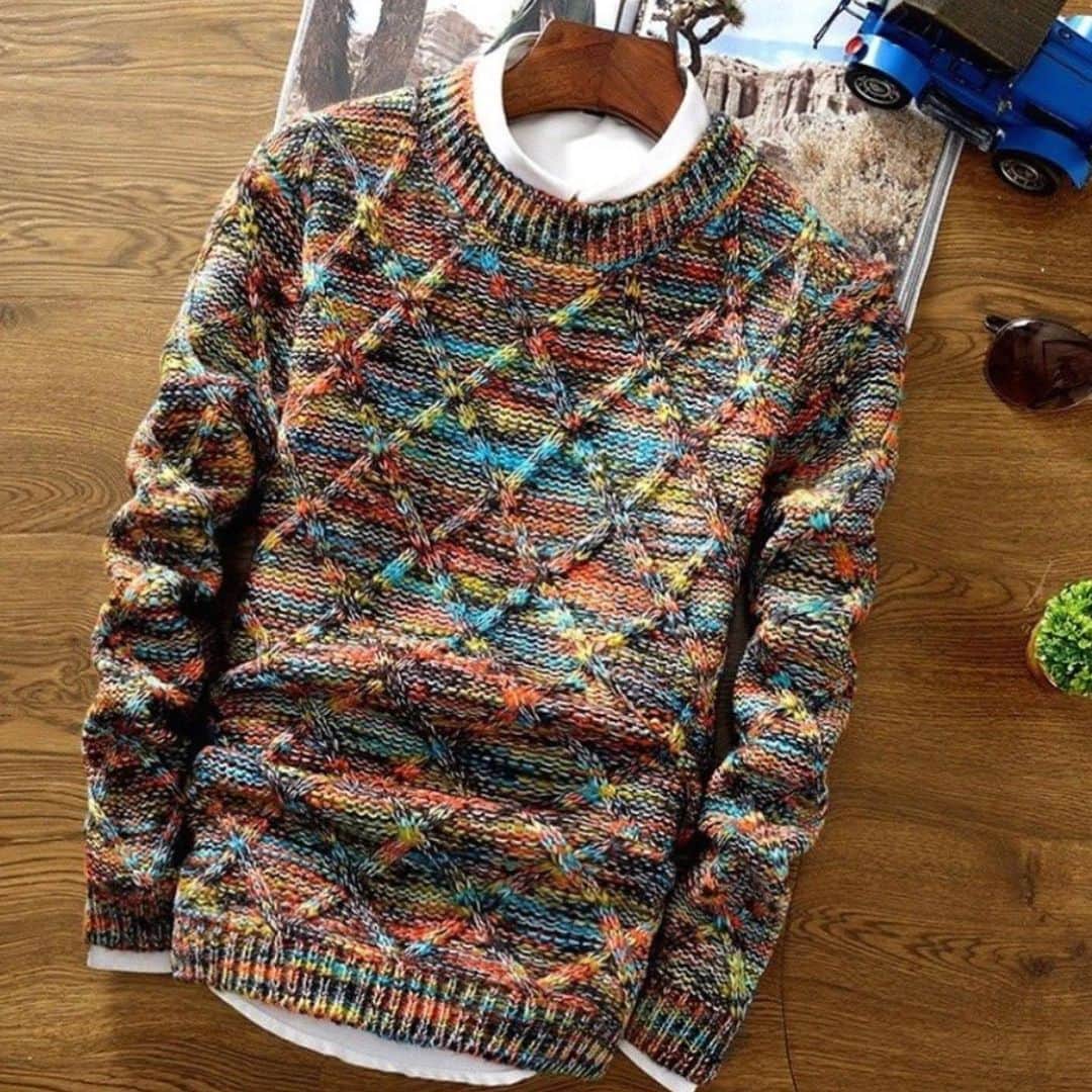 STYLE4GUYSのインスタグラム：「EGOIST HARRY Volume Sweater by  @egoist__man__style @egoist__man__style ______________________________________________ 👑 www.egoistsales.com 👑 👑 www.egoistsales.com 👑_____________________________________________ Anvaliable 3 versions: Orange, Multicolor, Blue ______________________________________________ BUY NOW ONLY $49,99 Collection ➡️ SWEATERS & CARDIGANS  by @egoist__man__style ______________________________________________ Size: XS-XXL  ______________________________________________ ‼️YOUR DISCOUNT 10% OFF CODE 👉 INSTA10‼️ ______________________________________________ You may place your order at our website  www.egoistsales.com 👉👉👉 by @egoist__man__style by @egoist__man__style ______________________________________________ 🌍free shipping to all over world🌍」