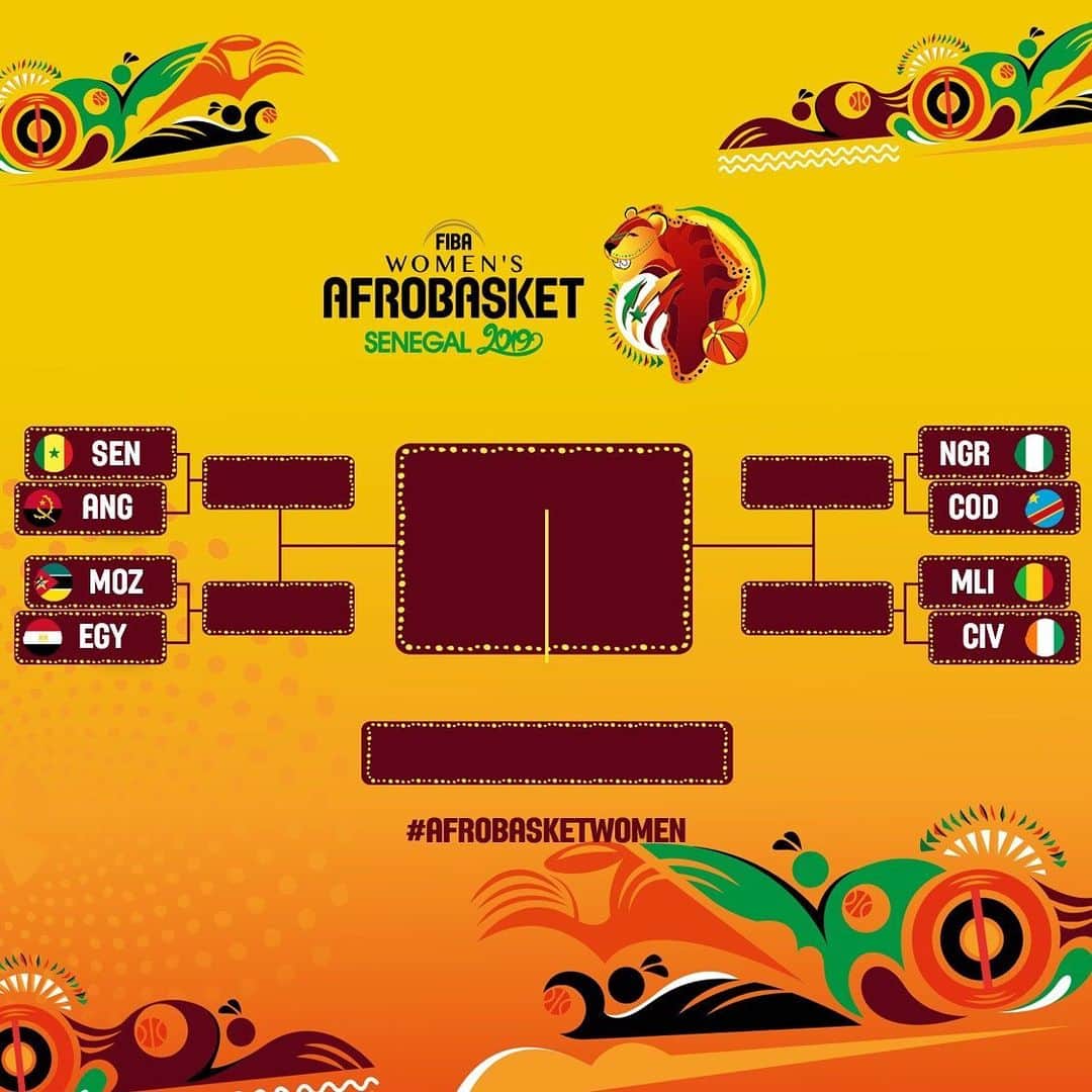 FIBAさんのインスタグラム写真 - (FIBAInstagram)「Who will advance to the #AfroBasketWomen Semi-Finals? . 🇳🇬⚡🇨🇩 Nigeria vs DR Congo 🇲🇿⚡🇪🇬 Mozambique vs Egypt 🇲🇱⚡🇨🇮 Mali vs Côte d’Ivoire 🇸🇳⚡🇦🇴 Senegal vs Angola . . 🗓 August 15 / ⏰ GMT」8月15日 6時55分 - fiba
