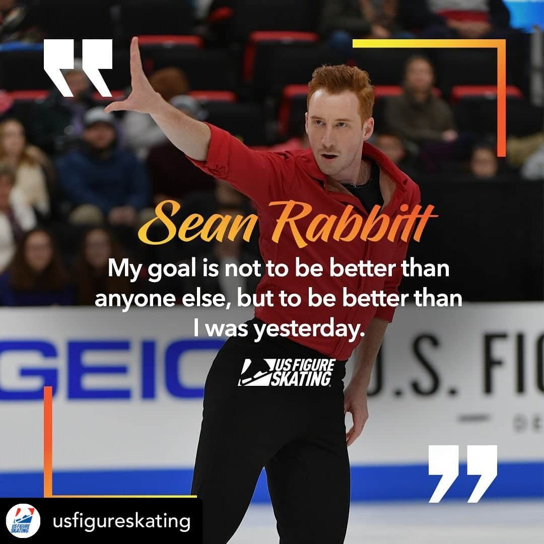 ショーン・ラビットさんのインスタグラム写真 - (ショーン・ラビットInstagram)「Be 𝙗𝙚𝙩𝙩𝙚𝙧 than yesterday! —————————————— Repost from @usfigureskating #WednesdayWisdom . . . . . . . . . . . . . . . #figureskating  #patinaje  #training  #foodie  #fitfam  #travel  #iceskating #ootd  #model  #japan  #mensfashion  #アメリカ #フィギュアスケート  #トレーニング  #筋肉  #筋トレ  #笑  #モデル  #イケメン  #ファッション  #コーディネート  #おしゃれさんと繋がりたい  #今日の服  #いいね返し  #インスタ映え  #可愛い  #帽子  #おはよう #タピオカ」8月15日 8時01分 - seanrabbitt