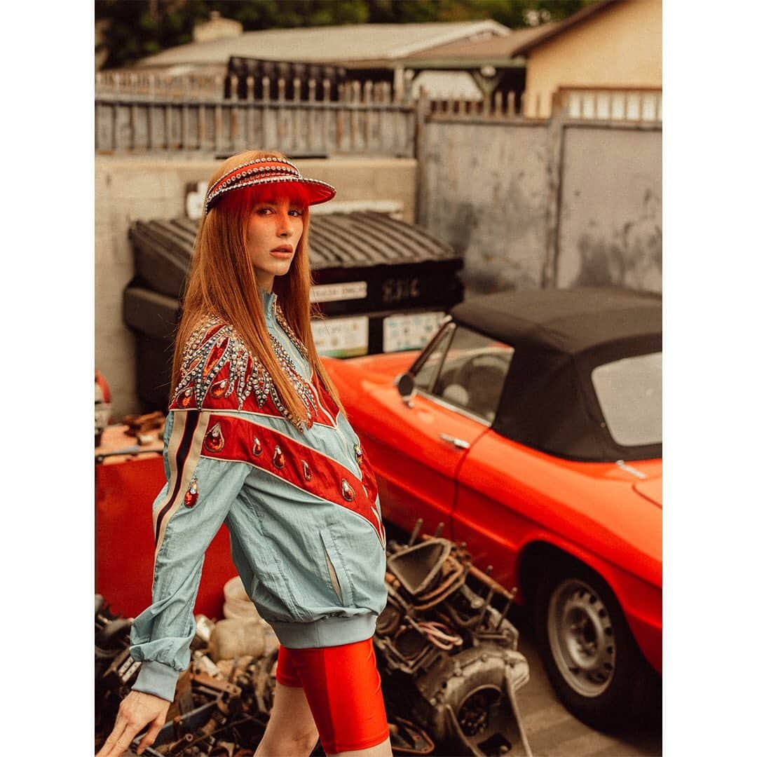 Faith Picozziさんのインスタグラム写真 - (Faith PicozziInstagram)「Gucci Auto 1️⃣2️⃣ #gucci #fashion #style #alessandromichele #redhead #model 📸 @nicholasmaggio 🎨 @rima_rama 👗 @faithpicozzicreative Wearing @gucci @alessandro_michele 🕺 @filip.milenkovic 💃 @faithpicozzi」8月15日 8時07分 - faithpicozzi