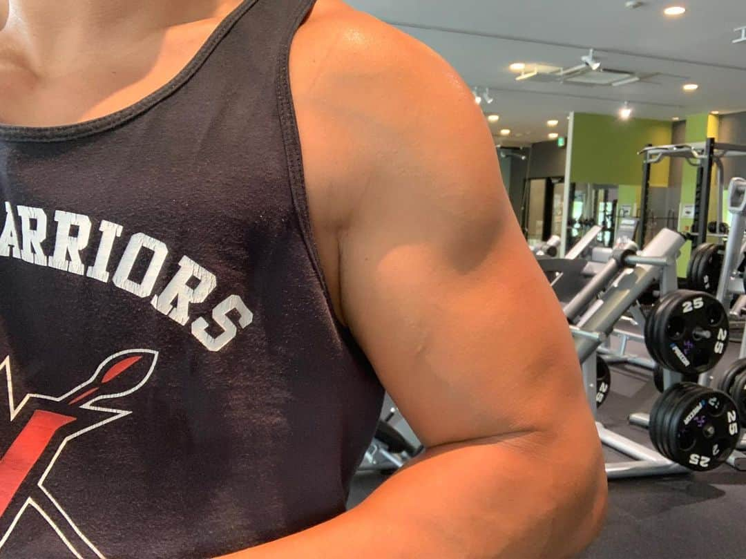 ヨシタツさんのインスタグラム写真 - (ヨシタツInstagram)「Shoulder fkn day🤭It's gonna getting bigger. I promise.」8月15日 8時15分 - yoshitatsuism