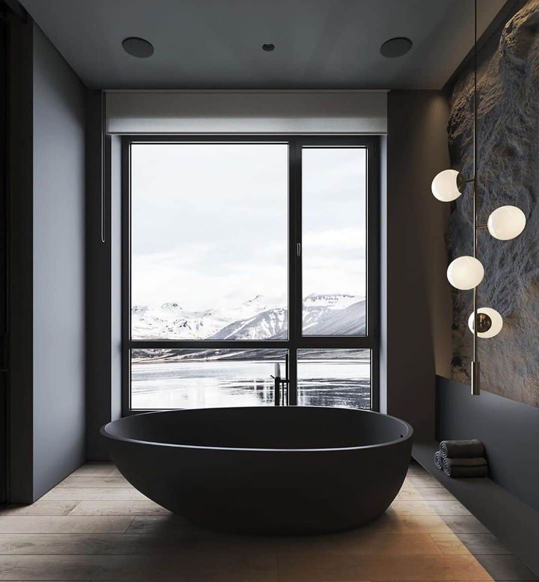 Inspirationさんのインスタグラム写真 - (InspirationInstagram)「Esse é o The Iceland Apartment. Um apartamento de apenas 65 metros quadrados, cheio de personalidade e muito aconchego. #decoreinteriores #decorcriative. Follow {@tendenciaarquitetura}. __________________ Designed by Stephen Tsimbalyuk. 📍Local: Reykjavík, Islândia」8月15日 9時23分 - decorcriative