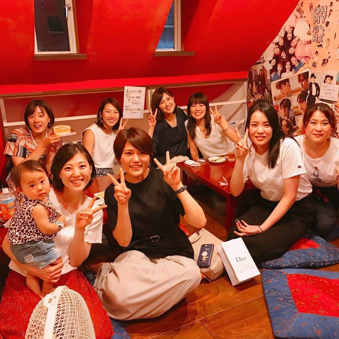 中川千世のインスタグラム：「. 久しぶりすぎた橘の集まり♥️ 集まるとうるさいしとりあえず 笑いばっかやな😂😂 次は全員集まれるといいなー🙄💓」