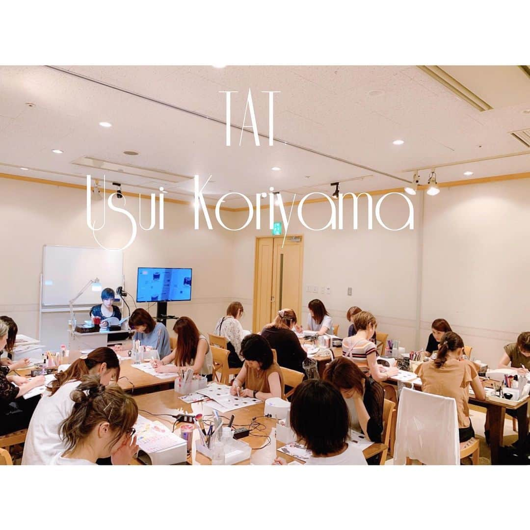 なかやまちえこさんのインスタグラム写真 - (なかやまちえこInstagram)「2019.08.14 TAT うすい郡山店 PREGEL Products Seminar.⠀ ⠀ ♡お盆休み中なのに、来てくださった方々ありがとうございました😳😳😳🙏とても楽しかったです！！またうすい郡山に行けるようにがんばります😳❤️⠀ #PREGEL #ネイルセミナー #なかやま仕事 #なかやまセミナー」8月15日 11時18分 - chiekonakayama