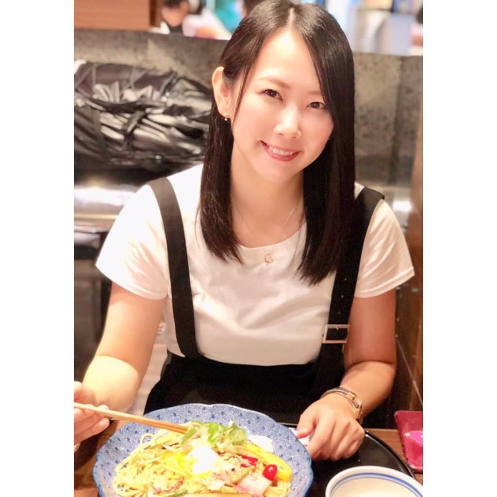 のインスタグラム：「夏野菜のパスタを食べて元気補充☺️✨ #五右衛門パスタ  #夏野菜  #エネルギーチャージ #Japanesestylespaghetti #美味しいパスタ」