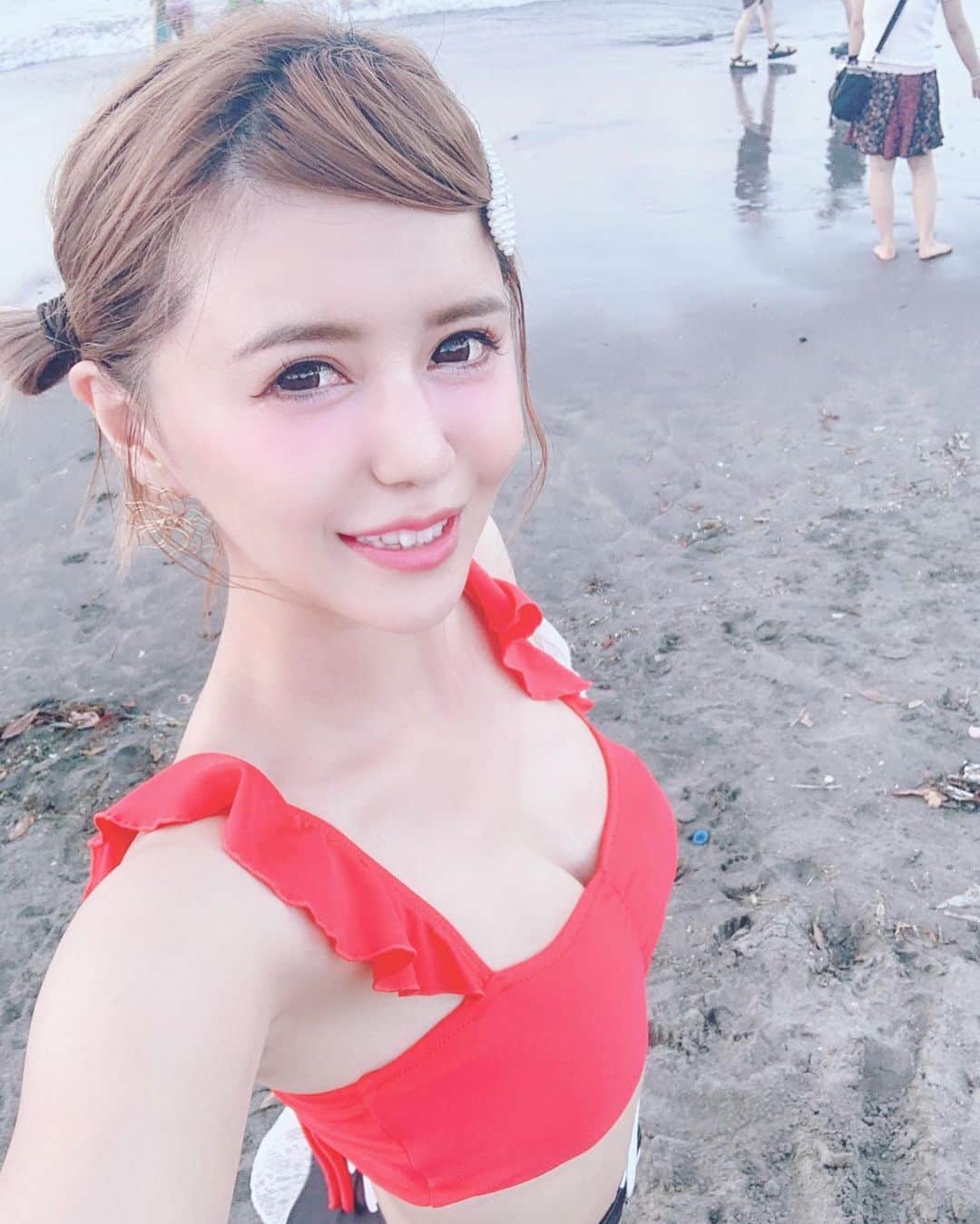 河西里音さんのインスタグラム写真 - (河西里音Instagram)「Summer Girls💋✨ ♡ ♡ ♡ #yuigahama #sea #タイ村 #summer #summergirls #sealove #love #friends  #enjoy #happysmile」8月15日 22時36分 - rion_kasai