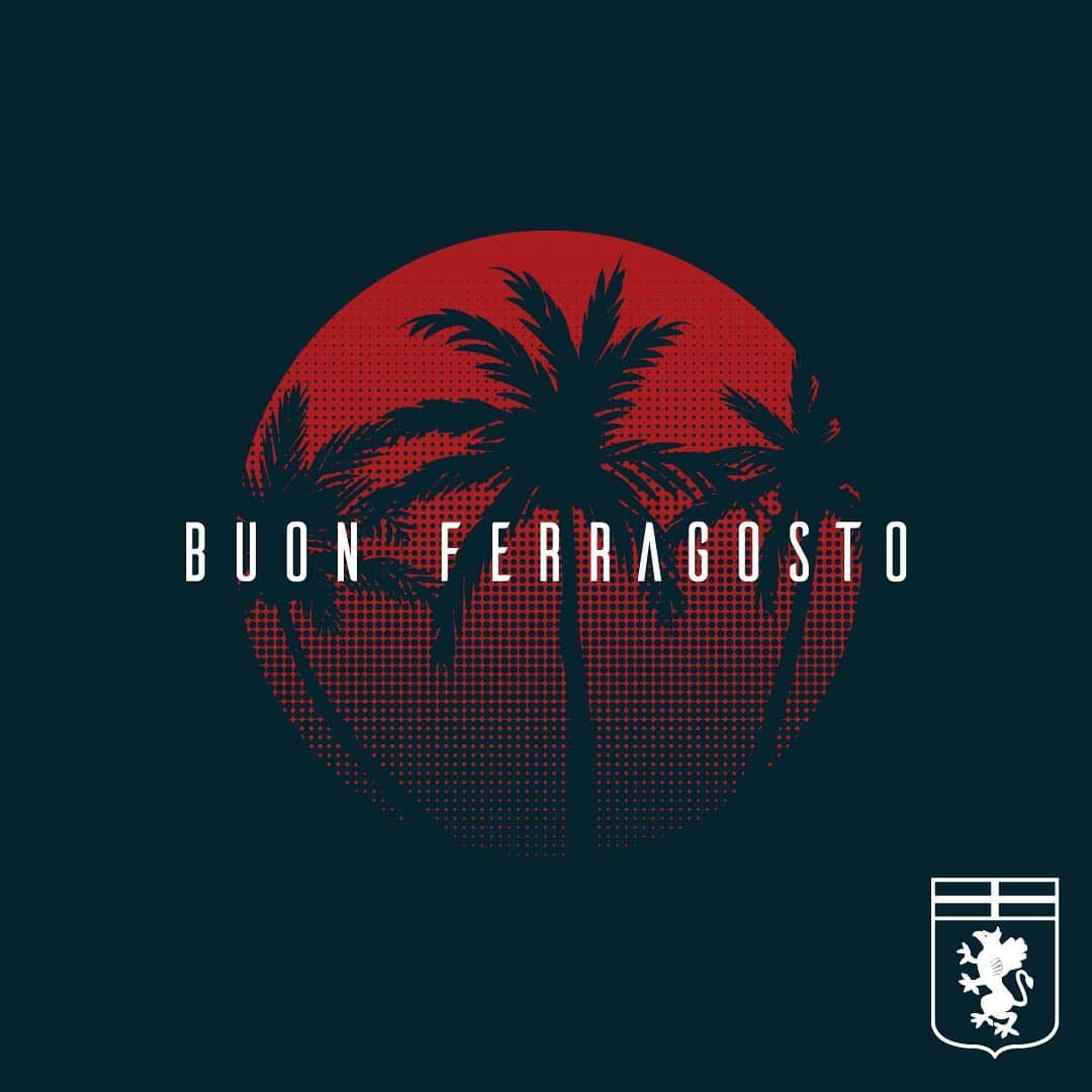 ジェノアCFCさんのインスタグラム写真 - (ジェノアCFCInstagram)「😎 Buon #ferragosto a tutti i genoani.」8月15日 16時13分 - genoacfc