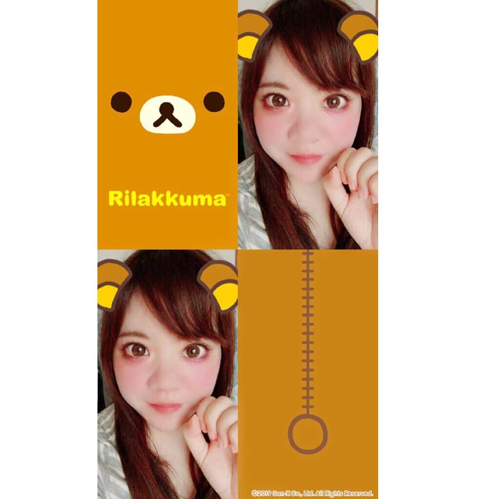 hoshizaki eriのインスタグラム：「. 可愛い #リラックマ の 大人気フィルターで撮ってみた💖 コリラックマもキイロイトリも 仲間たちがみんないますよー(*´ω`*)💖 . 皆さんもぜひぜひ #beautyplus 使って 可愛く🙆て綺麗な写真を 撮っちゃおー❣️✨😘 . . #ビューティープラスアンバサダー #PR #beautyplusambassador #photoaplli #可愛いスタンプ #リラックマ #可愛いフィルター #愛用カメラアプリ #自撮りアプリ #セルフィ #pleaselikeit #likebackalways #followme #followbacknow #相互フォロー #kawaii #tokyogirl #cosplay #맞팔 #팔로미 #셀피 @beautyplus_jp」
