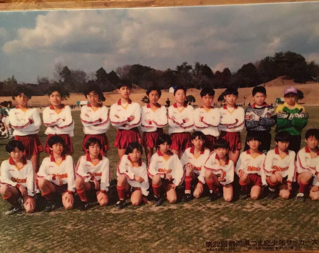 加藤順大さんのインスタグラム写真 - (加藤順大Instagram)「懐かしいな〜。 静岡FC！！ 平成8年の頃。 この頃があるから今がある。 みんな元気かな〜。 あ、、キャップが紫色でPUMAだな。 サンガじゃんw #ナカマー #仲間 #静岡FC」8月15日 23時03分 - nobuhiro1