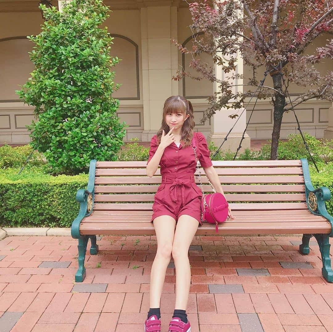 金澤有希さんのインスタグラム写真 - (金澤有希Instagram)「赤のお洋服結構好きなの。 ・ ・ ・ ・ ・ #私服 #赤コーデ #ファッション #ディズニーホテル #東京 #ディズニー #disneyfun #disneycode #disneyland #disney #Disneylandhotel」8月15日 17時55分 - yuuki_kanazawa0501