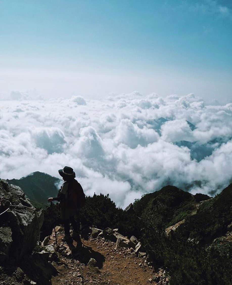 登山*トレッキング*アウトドア『.HYAKKEI』さんのインスタグラム写真 - (登山*トレッキング*アウトドア『.HYAKKEI』Instagram)「この夏はみなさん素晴らしい雲海に巡り会いまくりではないですか？こちらのお写真も、陰影がほんとうに美しいです。 ・ photo by @naomi_92_ ・ ・ あなたの山の思い出picを#hyakkeime で投稿してください！みんなで素敵なお山ギャラリーをつくりましょー！﻿ ・﻿ ・﻿ ・﻿ #登山好きな人と繋がりたい #登山 #山登り #山歩き #山ガール #登山女子 #山ボーイ #山バカ #landscape #絶景 #日本の絶景 #as_archive #vsco #reco_ig #光と影 #広角 #青空 #sky #自然美 #北アルプス #稜線歩き #テント泊 #唐松岳」8月15日 18時10分 - hyakkei_me