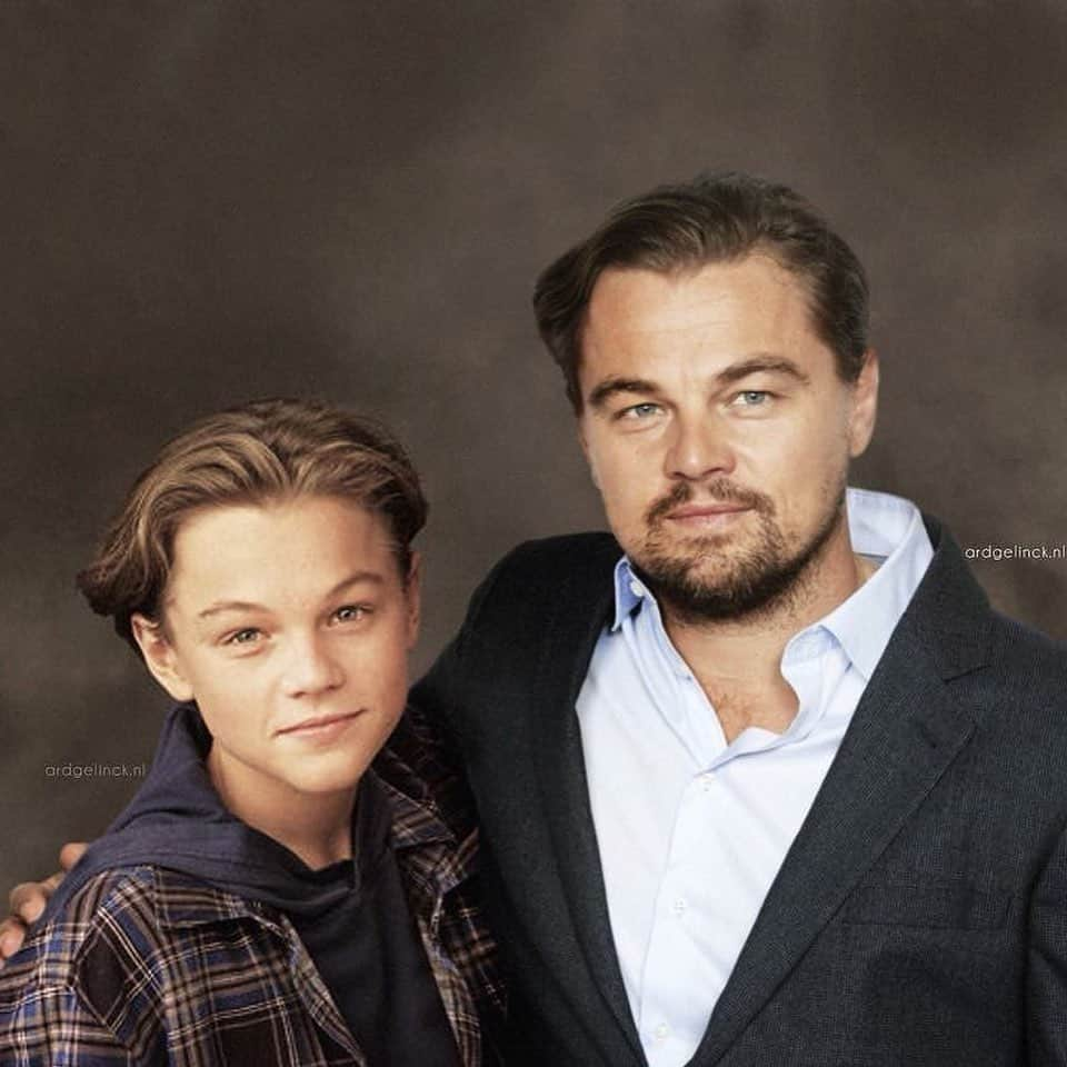 9GAGさんのインスタグラム写真 - (9GAGInstagram)「Celebrities and their younger selves By @ardgelinck - #celebrities #photoshop #9gag」8月15日 19時09分 - 9gag