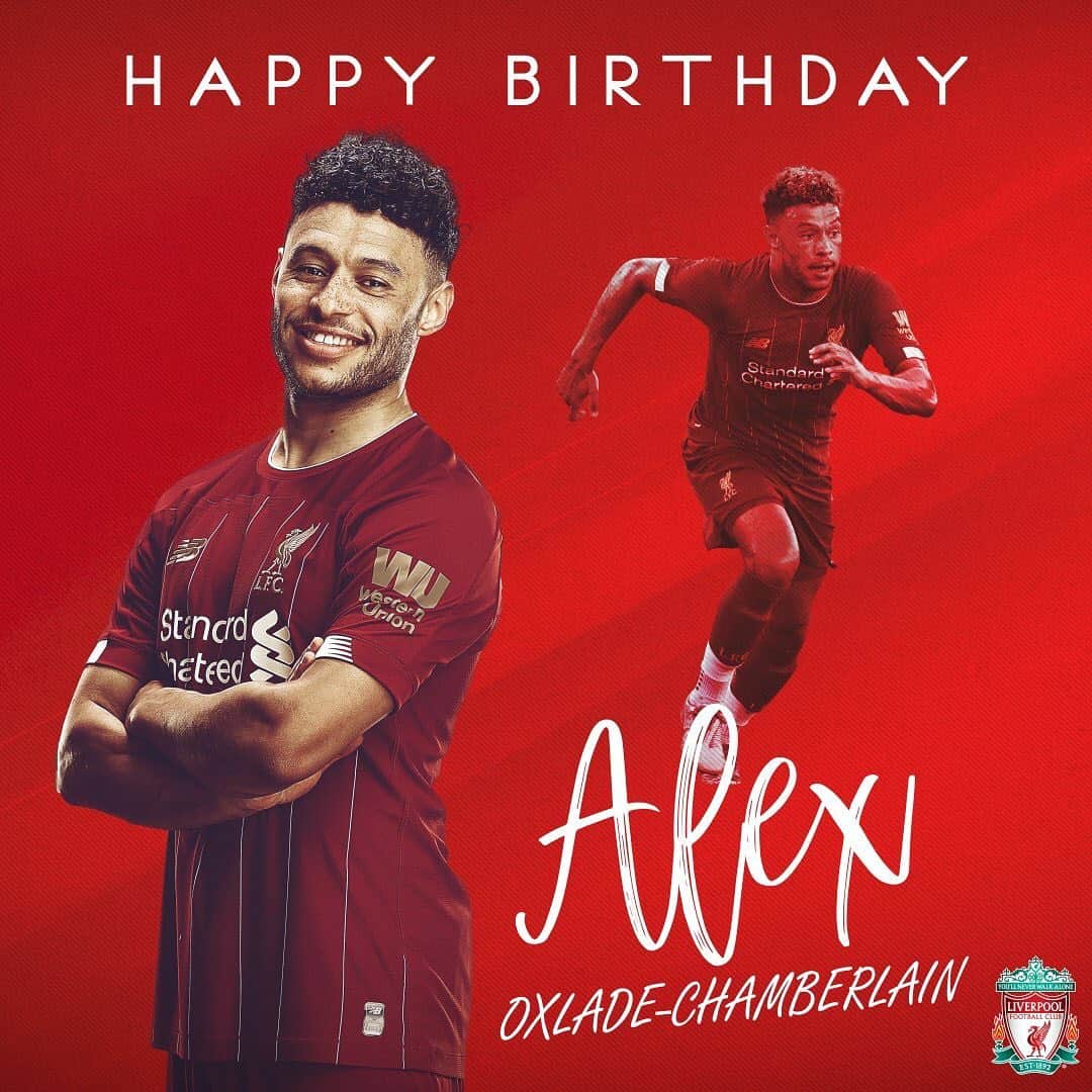 リヴァプールFCさんのインスタグラム写真 - (リヴァプールFCInstagram)「Have a great day, @alexoxchamberlain! 🎉🎉🎉 #LFC」8月15日 19時42分 - liverpoolfc