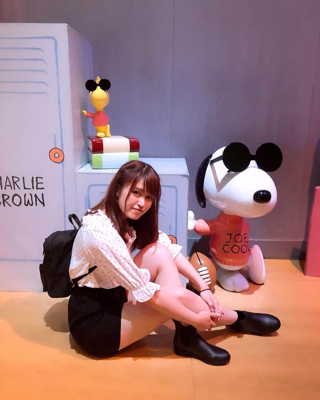 入江綾乃のインスタグラム：「. . . 大阪の思い出⑫ . . . #usj #usjコーデ #usj🌏 #SNOOPY #スヌーピー #followme #写真好きな人と繋がりたい #photography #photo #ポートレート#写真 #doll #dolly #dolls #被写体 #カメラ #camera #カメラ女子 #撮影 #撮影モデル #カメラマン #かわいくなりたい #声優 #プロレスラー #アクトレスガールズ #プロレス #AWGカラーズ #スポーツ女子」