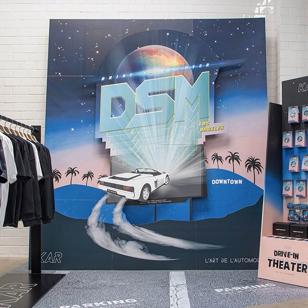 HYPEBEASTさんのインスタグラム写真 - (HYPEBEASTInstagram)「@hypebeaststyle: Last week saw the arrival of Arthur Kar's @lartdelautomobile pop up at @doverstreetmarketlosangeles. Kar's “Drive-In Theater” collection was composed of a T-shirt, crewneck sweatshirt, keychain, sticker pack, and most notably, a Comme des Garçons’ Odeur 53 air freshener, all pieces featured both L’Art De l’Automobile and DSMLA branding. Head to the link in bio for more collection details and see what went down at the launch party. Photo: L’art de l’automobile」8月15日 20時15分 - hypebeast